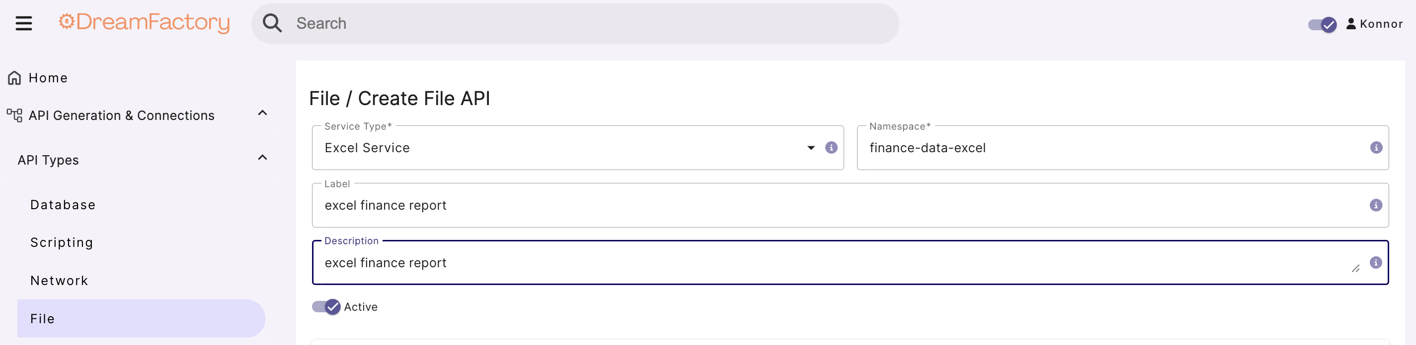 excel service info