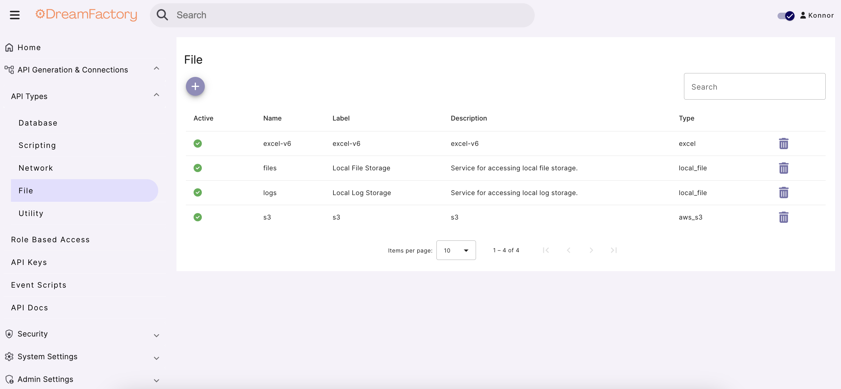file api creation